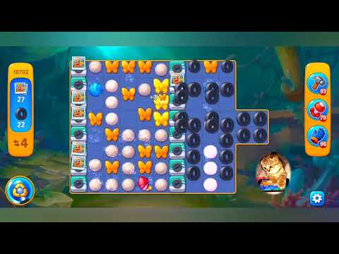 фишдом 2022  #  10702 уровень - прохождение без бустеров # Fishdom,   10702  level - no Boosters.