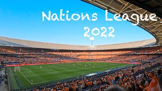 サッカー試合を観戦しにいきました (オランダvsウェールズ)