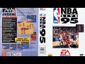 NBA Live 95 Main Menu Genesis SNES