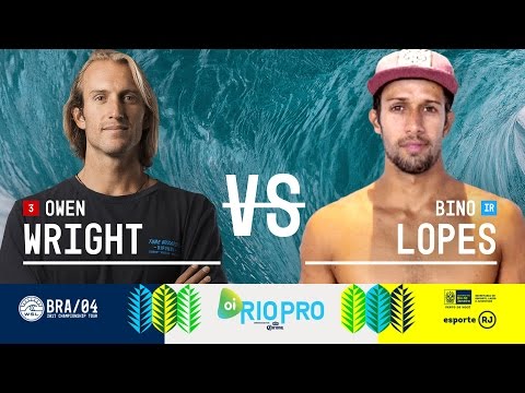 Owen Wright vs. Bino Lopes -  Round Two, Heat 2 - Oi Rio Pro 2017
