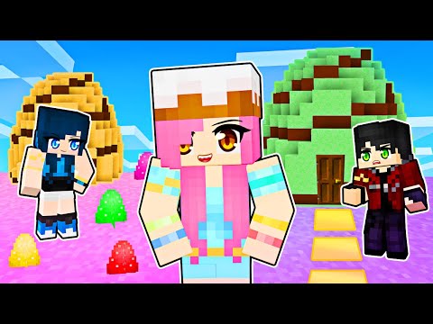ItsFunneh - We built a CANDY Mansion in Minecraft!
