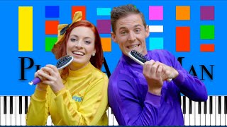 The Wiggles - Brush Your Pet's Hair Slow EASY Medium 4K Piano Tutorial