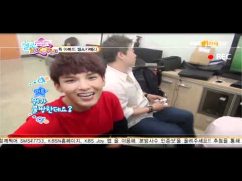 110902 Self-cam + Messages from Super Junior, Park Inyoung, Jay, G.O, Huk Gak @ Hello Baby S4