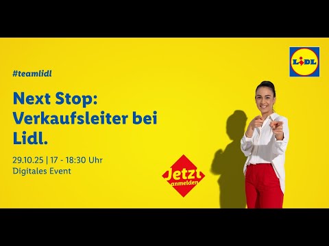 Next Stop: Verkaufsleiter bei Lidl | Einblick in den Job als Verkaufsleiter