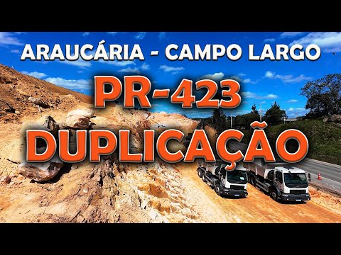 DUPLICAÇÃO PR-423 - Araucária - Campo Largo  (OUT/25) 4k
