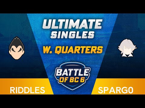 Riddles (Kazuya) vs Sparg0 (Corrin) - Ultimate Singles Winners Quarter-Final - Battle of BC 6