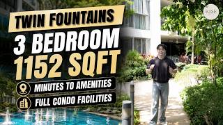 Twin Fountains 3-Bedroom | 1,152 SQFT of Space & Convenience Near MRT & Amenities!