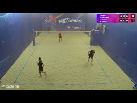 11:05 B. Isakov / D. Svyrydenko - A. Pasazhin / M. Kyselov 12.04.2023 | Winners Beach Volleyball