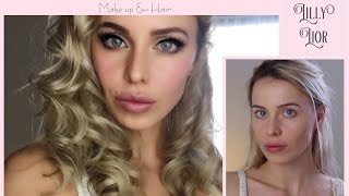 Get ready with me | Make up + Hair | Lilly Lior