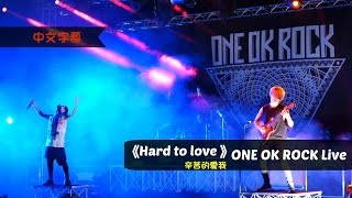 ❤《Hard to love 辛苦的愛我 》ONE OK ROCK Live 中文字幕 ❤
