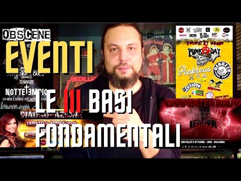 ORGANIZZA IL TUO PRIMO EVENTO MUSICALE // LE 3 BASI FONDAMENTALI