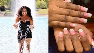 How to Get Acrylic Nails UCF Edition | COLLEGE Graduation Vlog Ft Maxim Nails | NAIL Vlog