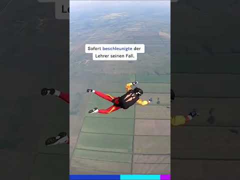 He saved her in free fall 🪂 #20min #news #parachute
