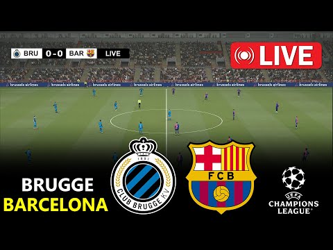 Club Brugge vs Barcelona | Champions League 2025/26 | Full Match Video Game - Simulation