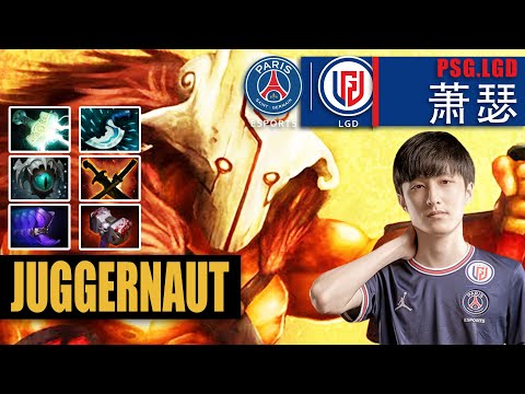 Juggernaut Safelane | PSG.LGD.Ame | JUGGERNAUT IMBA S&Y BUILD NO MERCY | 7.31c Gameplay Highlights