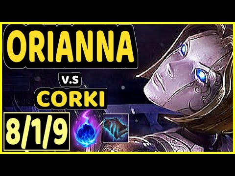 EVROT (ORIANNA) vs CORKI - 8/1/9 KDA MID CHALLENGER GAMEPLAY - BR