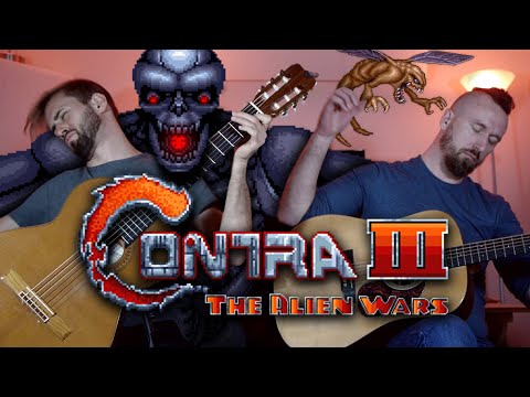 Contra 3: Stage 3/Boss Medley - Acoustic/Classical Guitar Cover - Super Guitar Bros