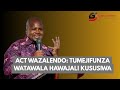 Tumejifunza Haturejei Makosa Ya Zamani GUMZO LA UCHAGUZI Ishaq Mchinjita ACT Wazalendo