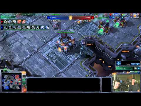Starcraft 2 - Flash (T) vs Select (T) - Commentary by Axeltoss and Axslav - MvP Invitational