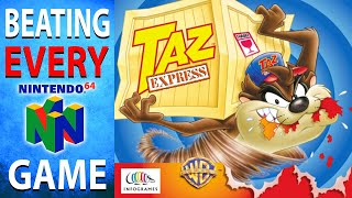Beating EVERY N64 Game - Taz Express (153/394)