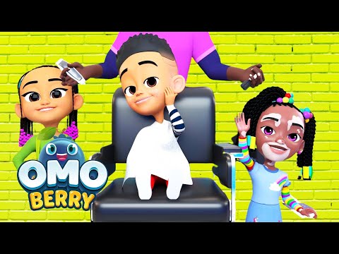 Barber Shop Bop | OmoBerry | Haircut Song + Hip Hop Song For Kids + Affirmations For Kids