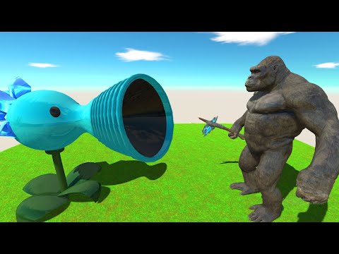 Who Will Win? Snow Pea vs King Kong - Animal Revolt Battle Simulator