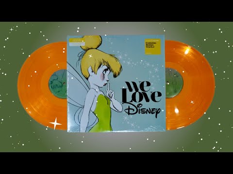 We Love Disney (2015) Deluxe Edition, Golden Vinyl LP unboxing #rvinylvlog 71
