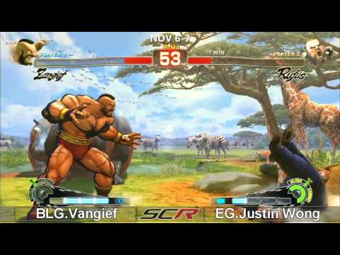 Socal Regionals 2010 - SSF4 Norcal vs Socal - BLG.Vangief vs EG.Justin Wong