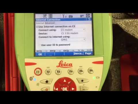 Leica GS14 CS15 Network Rover setup