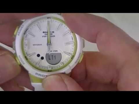 baby g bga 210 setting