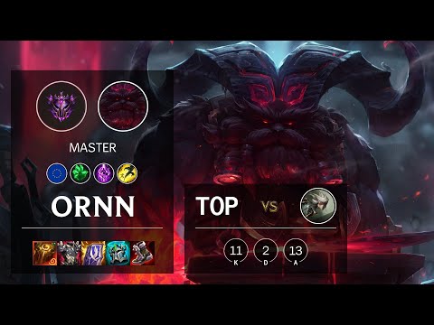 Ornn Top vs Camille - EUW Master Patch 10.25