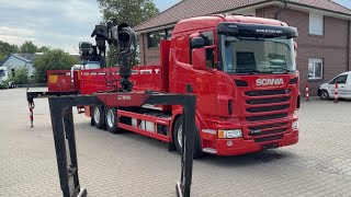 Ciężar&oacute;wka burtowa Scania R400, HIAB XS 166-3 Lift-Lenkachse | Obrazek 4 - Autoline