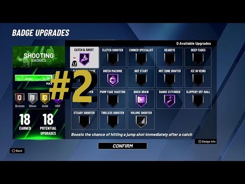 4 Shooting Badges On HOF No Deadeye #2 - NBA 2K20 MyCareer S2 EP 46