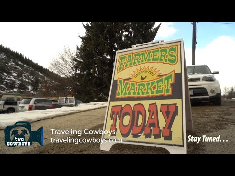 Two Cowboys at the Annual Greenwood Winter Market 2020 - Meet the Neighbours