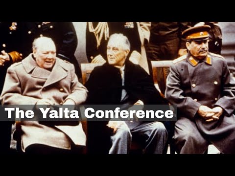 4th February 1945: Yalta Conference begins, attended by Roosevelt, Churchill & Stalin: the Big Three
