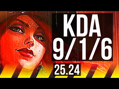 MISS FORTUNE & Pyke vs JHIN & Karma (ADC) | 9/1/6 | KR Master | 25.24