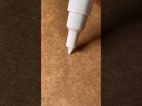White marker! 😌 #asmr