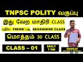 TNPSC Polity Class Class 1 TNPSC Group 1 2 4 Target 2026 Shanju Current Affairs