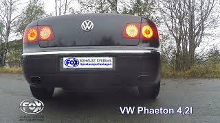 Video: FOX Edelstahl Duplex Sportauspuff inkl. X-Pipe VW Phaeton Video: FOX Edelstahl Duplex Sportauspuff inkl. X-Pipe VW Phaeton