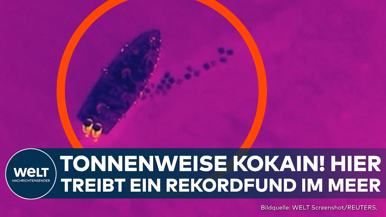 MEXIKO: Tonnenweise Kokain! Rekordfund! Hier treiben große Kokain-Pakete im Meer rum