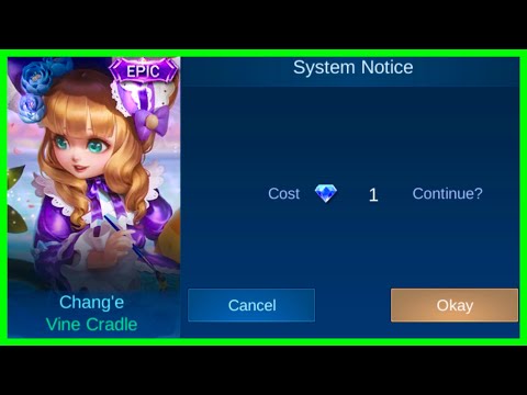 1 DIAMOND EPIC SKIN IS REAL! | PROMO DIAMONDS | CHANG’E VINE CRADLE | MOBILE LEGENDS