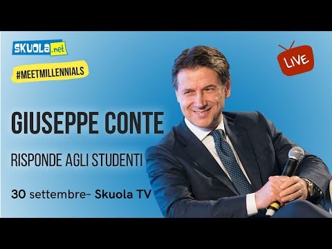 "Voto ai sedicenni? Sono favorevole" - Giuseppe Conte intervistato da Skuola.net - #MeetMillennials