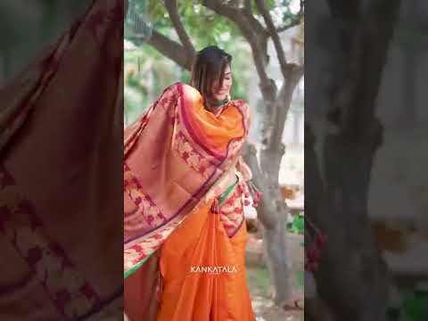Ritisha Niveda draped in Handwoven Sarees from Kankatala