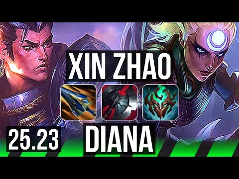 XIN ZHAO vs DIANA (JGL) | 19/1/10 | KR Grandmaster | 25.23