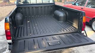 Six-month Update, Herculiner Spray on DIY Bed Liner, Nissan D21 Hardbody