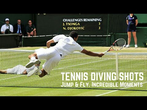 Tennis. Diving Shots - TOP EVER Crazy Moments