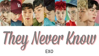 【かなるび/日本語字幕】EXO - They Never Know
