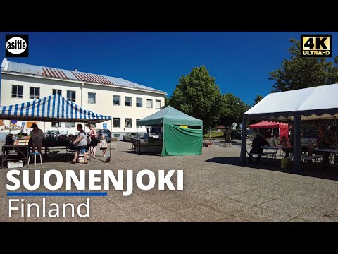 Finland Small City Walks: Summer Walking Tour in Suonenjoki City Center