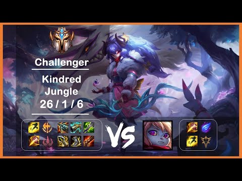 KR Challenger Replays Jungle Kindred vs Poppy Ep.3408