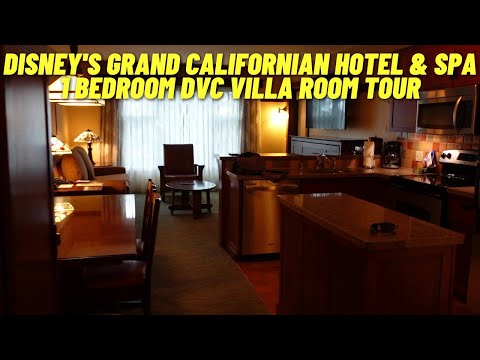 Disney's Grand Californian Hotel & Spa | Room Tour of a DVC 1 bedroom villa